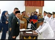 Bupati Konawe H. yusran Akbar ST Lantik 120 pejabat camat Dan Lura Dan kepala puskesmas Dan pejabat Lainnya