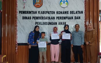 DP3A Konsel Bersama LPAI Salurkan Beasiswa Pendidikan Untuk Anak Penyintas