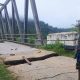 Jembatan Penghubung Kabutan Konawe Dan Koltim Lonsosr nyaris Terputus