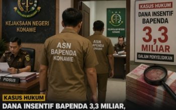 Kasus Hukum Dana Insentif 3,3 Miliar Asn Bapenda Konawe Jalani pemeriksaan Di Kajaksan,
