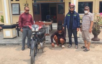 Gerak Cepat Polsek Wonggeduku, Kurang dari 24 Jam Terduga Pelaku Curanmor Diamankan Bersama Barang Bukti