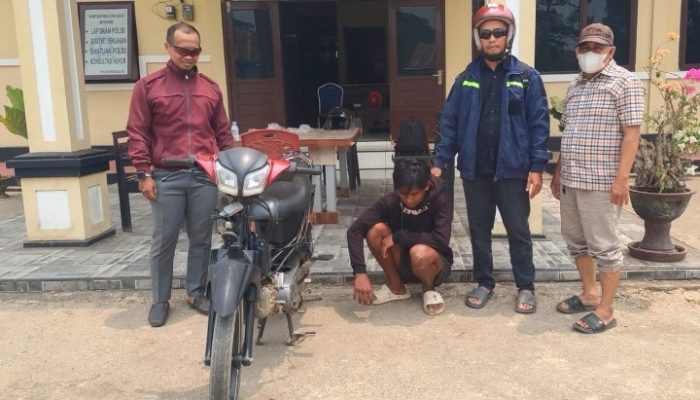 Gerak Cepat Polsek Wonggeduku, Kurang dari 24 Jam Terduga Pelaku Curanmor Diamankan Bersama Barang Bukti